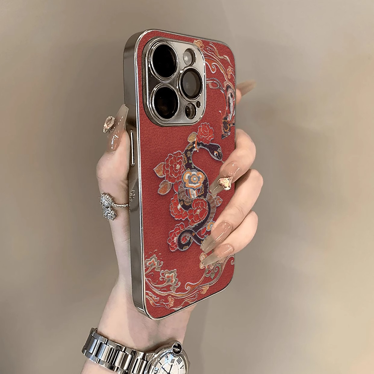 硅胶适用苹果祥云灵蛇