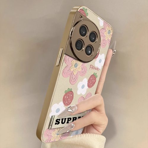 适用一加硅胶草莓花朵