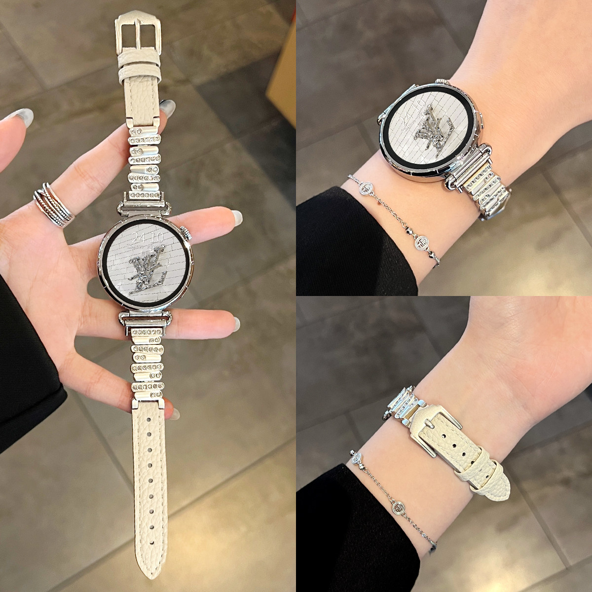 学长家新款不规则荔枝纹表带女生