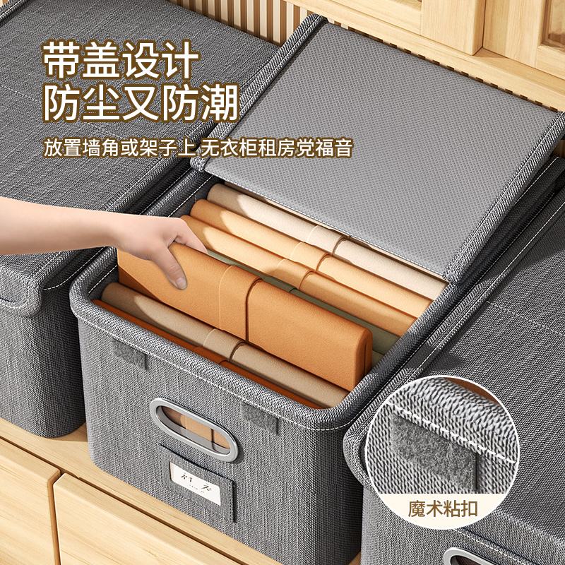 衣服收纳箱家用衣柜分层整理盒