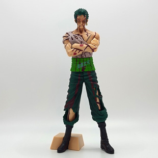 海贼王 名场面 重伤索隆 绷带路飞 空岛山治模型摆件雕像手办