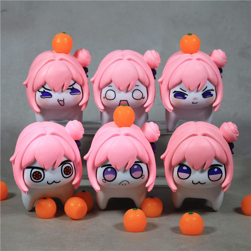 灰姑娘doro桃乐丝Q版手办粉狗摆件公仔潮玩模型桌面