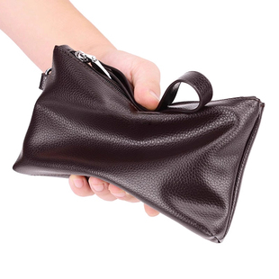 2026新款 钱包男便携随身拉链手包手提高级感商务手机包零钱手拿包