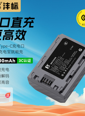 沣标NP-FZ100电池Type-C口直充 适用索尼微单相机A7R5 A7M4 a7m3 A7c A7R3 a7s3 A7R4 A6600 A9M2 zve1非原装