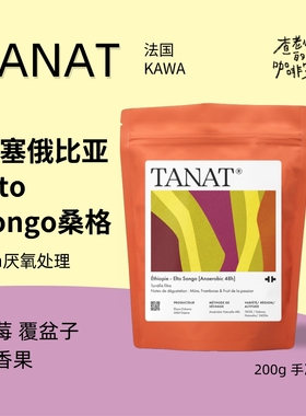TANAT/原KAWA手冲咖啡 埃塞俄比亚Elto Songo桑格 48h厌氧日晒
