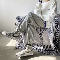 寬鬆束腳運動褲男韓版潮流百搭闊腿衛褲高街褲子原宿