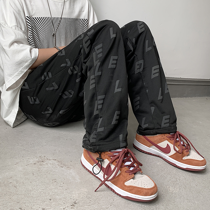 Foam design of casual small foot mop pants