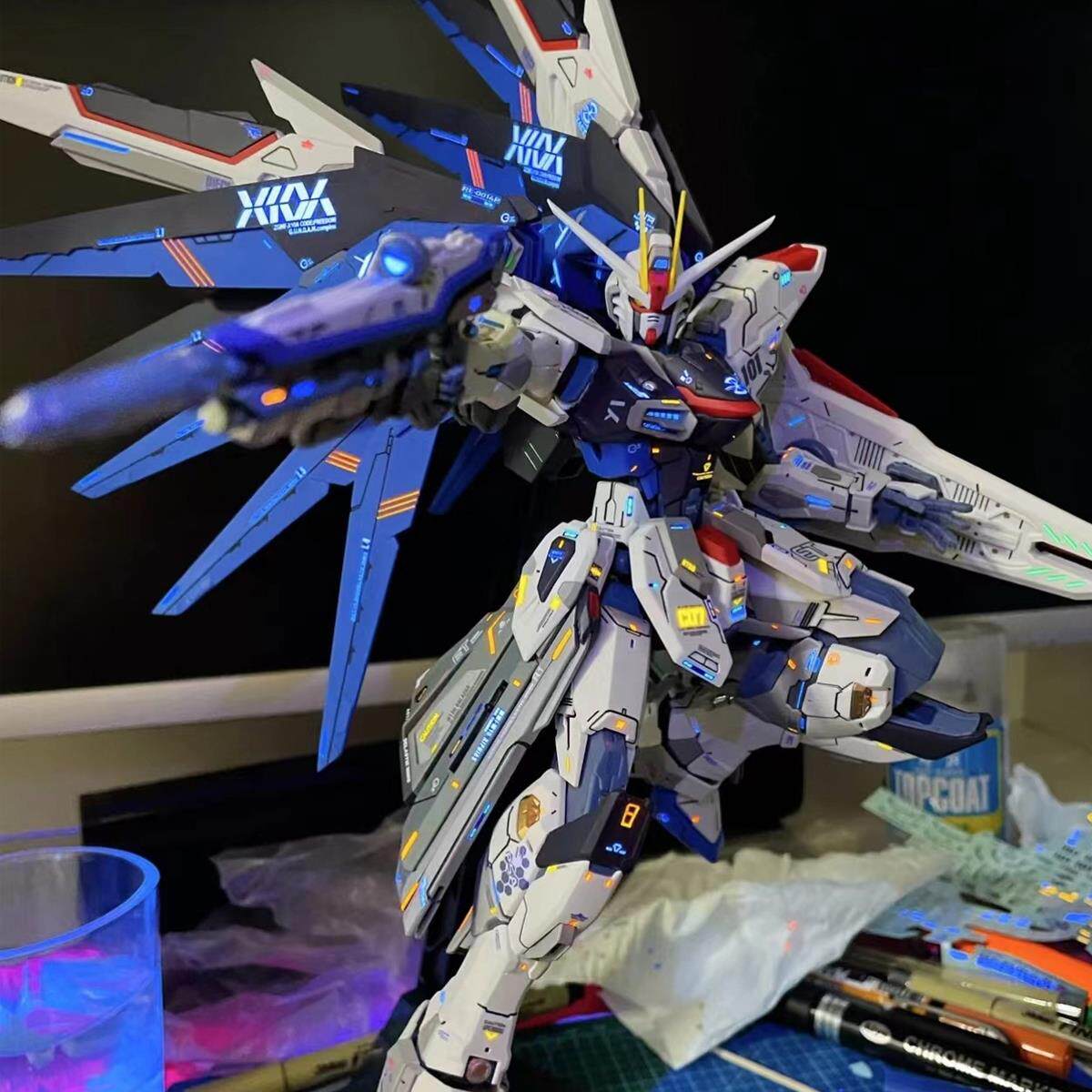 모델 gundam mg raid 무료 유니콘 빨간 이단 HG 로봇 메크 어셈블리 핸드 -장난감 소년 수십