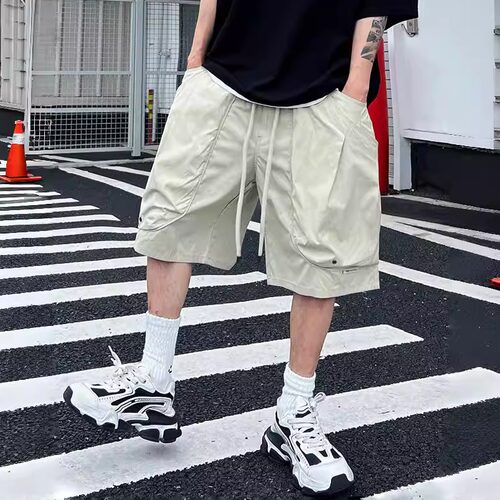 夏季新款美式街头大口袋工装短裤男士潮牌宽松百搭运动五分0619k