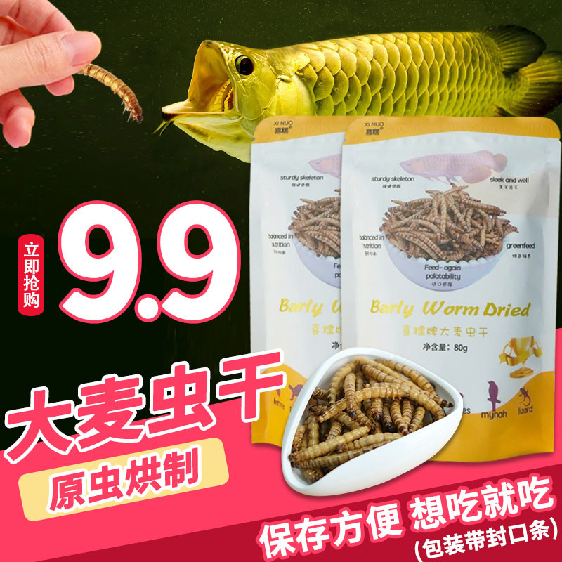 仓鼠粮食饲料面包虫干金龙鱼用品小仓鼠营养主粮零食刺猬鹦鹉鸟食