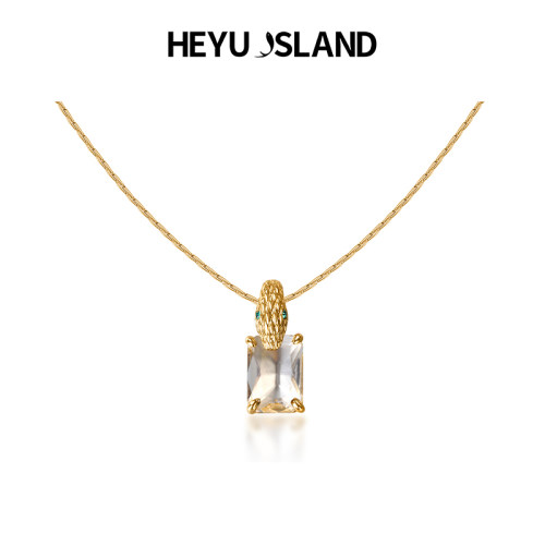HEYUISLAND伊甸园蛇头项链女