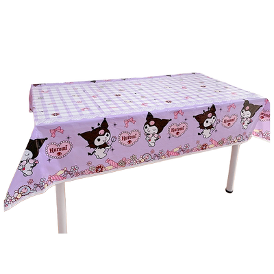 库洛米主题一次性桌布餐具生日帽