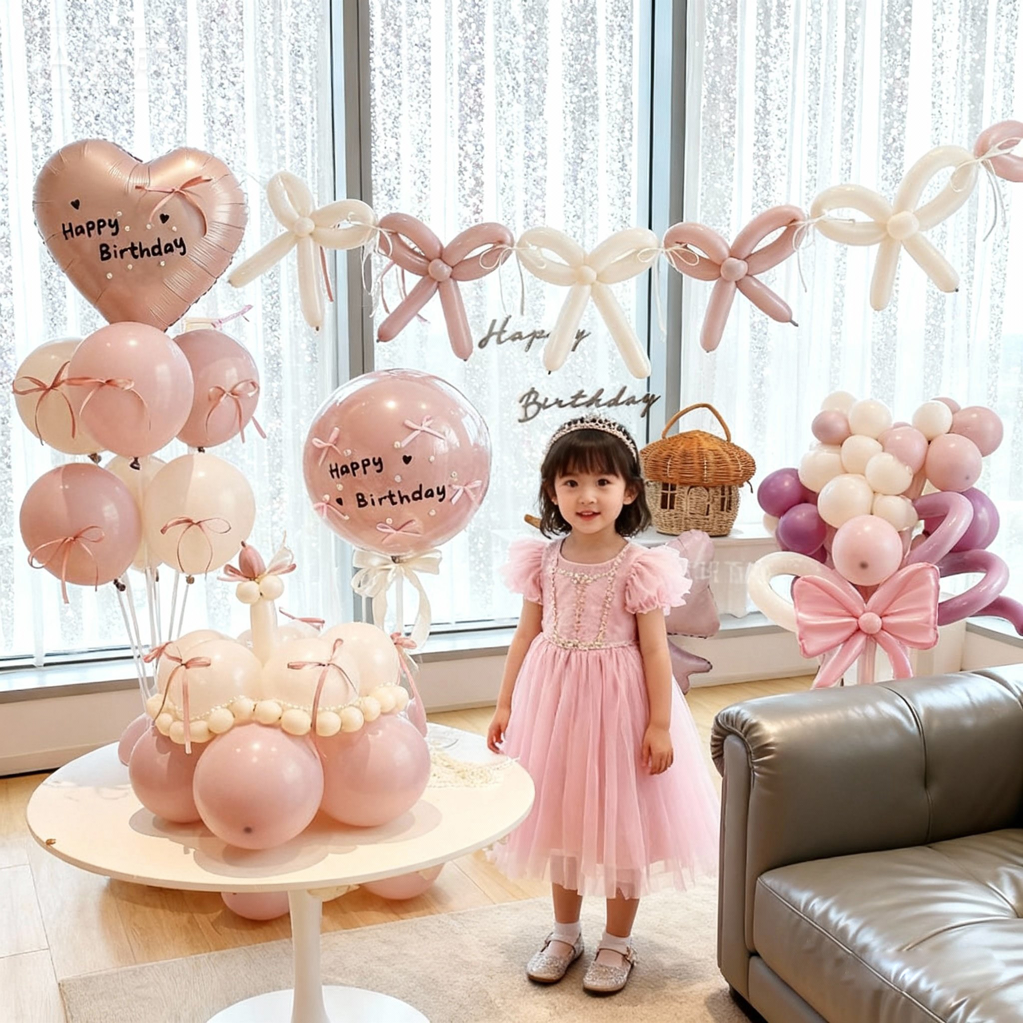 ins网红蛋糕气球女孩生日气球儿童宝宝背景墙场景装饰仪氛围感6岁,节庆用品/礼品,气球,淘宝优惠券,粉丝福利购,淘宝优惠卷