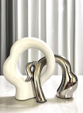 创意办公桌吧台前台开业摆件入户玄关酒柜卧室柜电视柜艺术装饰品