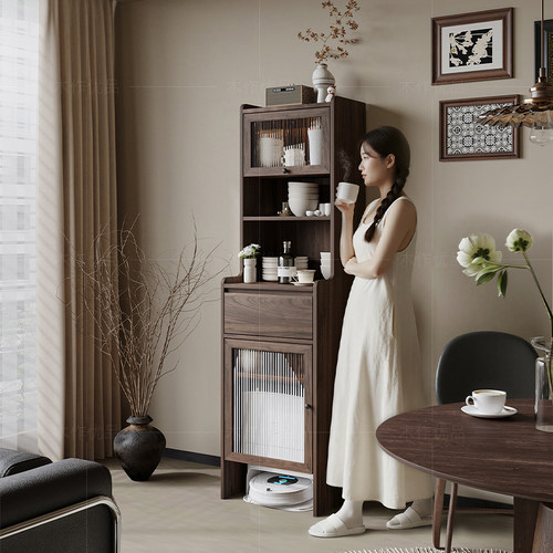 厨房家政餐边柜中古风收纳储物柜