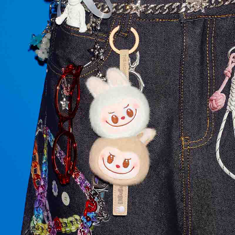 POPMART泡泡玛特LABUBU拉布布怪味便利店系列海鲜丸子串毛绒挂件