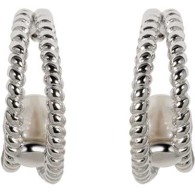 离岛空气月华S925银珍珠耳环
