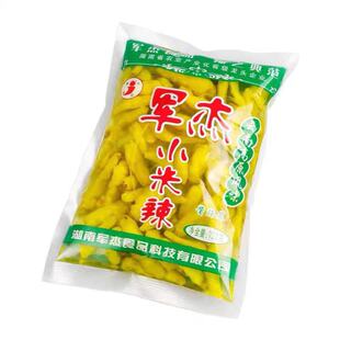 军杰青红小米辣湖南泡辣椒750g餐饮家庭泡椒凤爪川菜腌制辣椒水