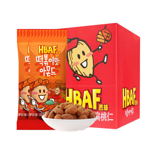 HBAF/芭蜂巴旦木辣炒年糕味
