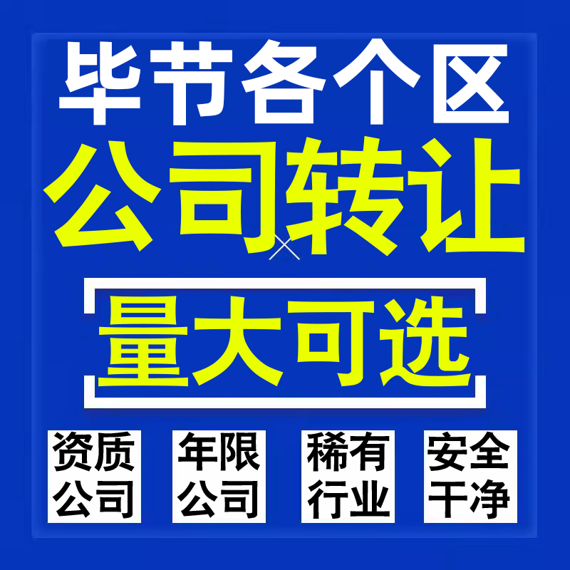 毕节公司股权转让收购买科技贸易教育传媒咨询类公司营业执照注册