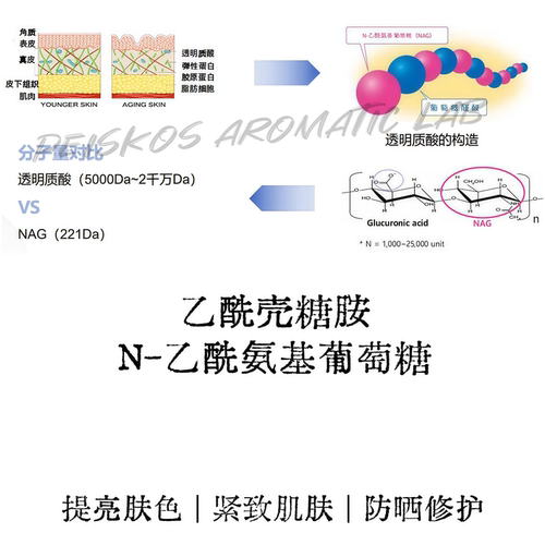 100%高纯乙酰壳糖胺修护提亮