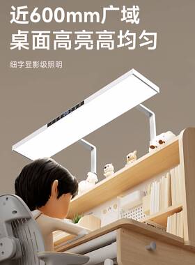 壁式大路护眼灯台灯学习专用儿挂童工作阅66999读桌书学生全光谱