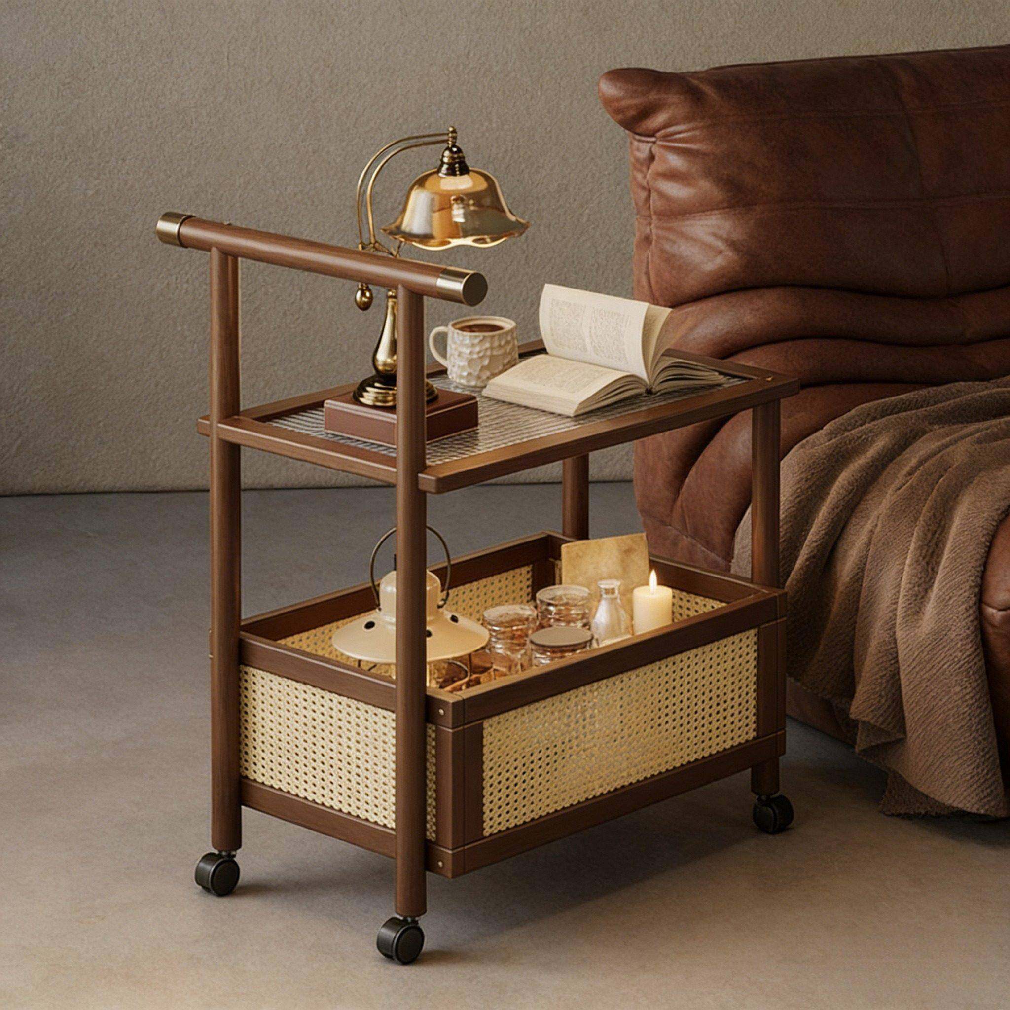 新款北茶水柜小车网红欧风几沙发边中推古可移动茶几客厅边柜餐车,住宅家具,移动边几/推车,淘宝优惠券,粉丝福利购,淘宝优惠卷