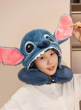 爱通美乐蒂美帝羊帽U连型LHU枕护颈枕旅行便携飞机卡枕颈椎枕U可