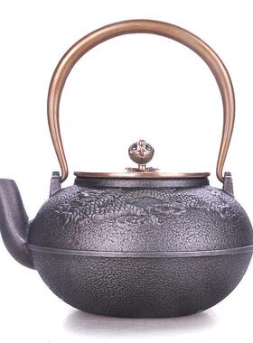 售楼博古架装饰品铁壶摆件ZXS3810房中式样处板手工铸软铁茶壶生