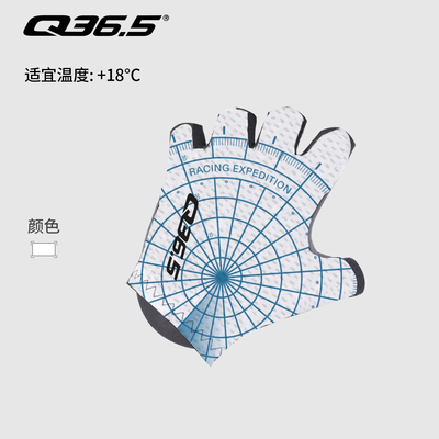 Q36.5队版双箭头短款骑行手套25