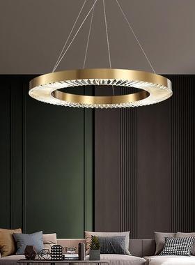 新款直销客厅吊灯意式轻奢创意餐厅吧台后现代极简卧室别墅样板房