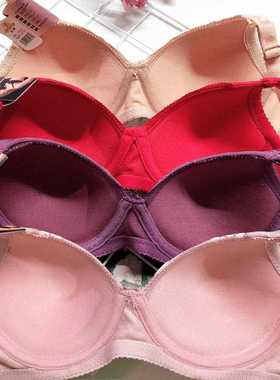 新款直销莹嫦9933无钢圈文胸二排扣小胸薄A杯中老年内衣定型妈妈