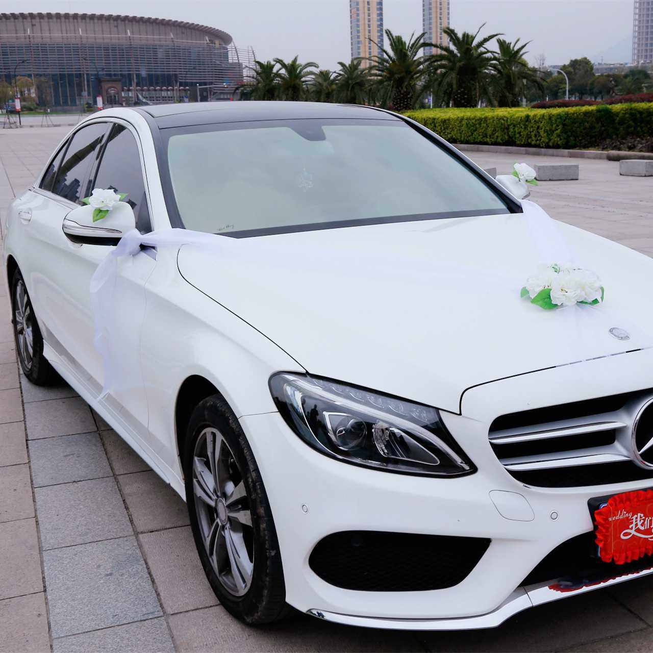 新款直销婚车装饰品 婚车婚庆用品仿真花车头花 主装饰一个 手拉,节庆用品/礼品,拉花,淘宝优惠券,粉丝福利购,淘宝优惠卷