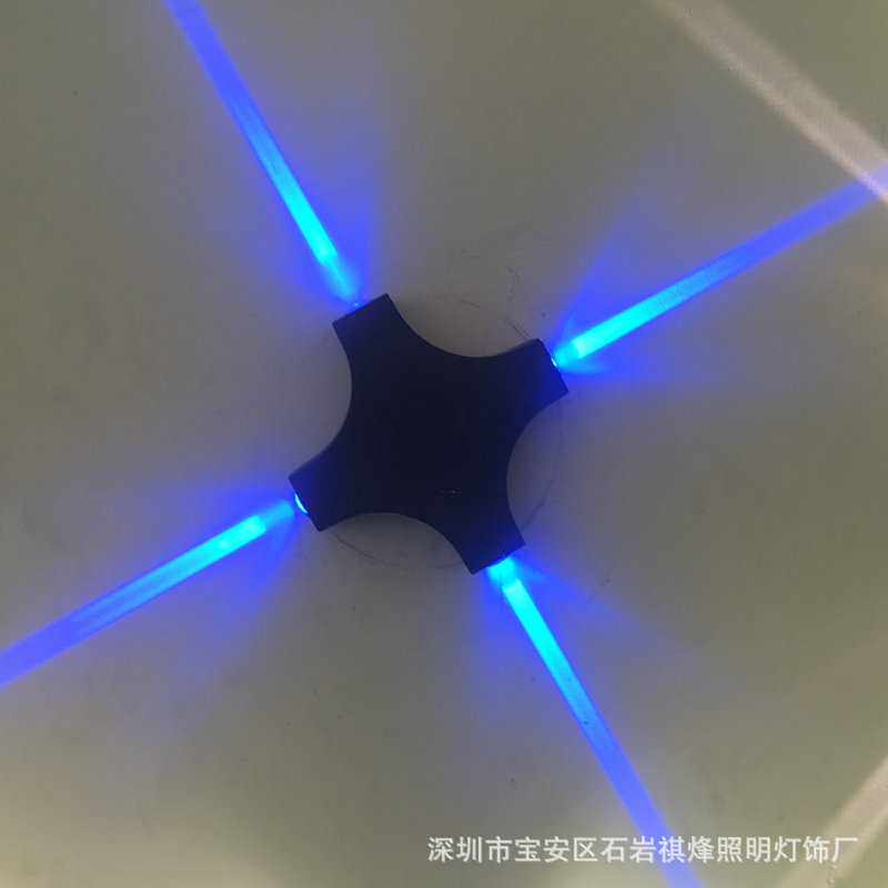 新款直销LED十字星光壁灯户外防雨酒店会所外墙工程灯走廊背景墙装