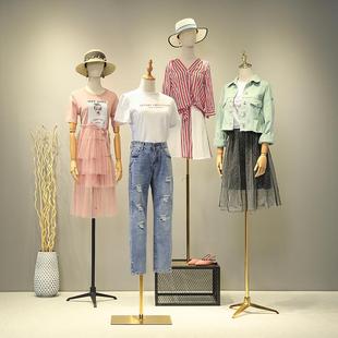 新款 女韓版 櫥窗模特道具女高檔半身人臺服裝 店假人婚 直銷模特服裝