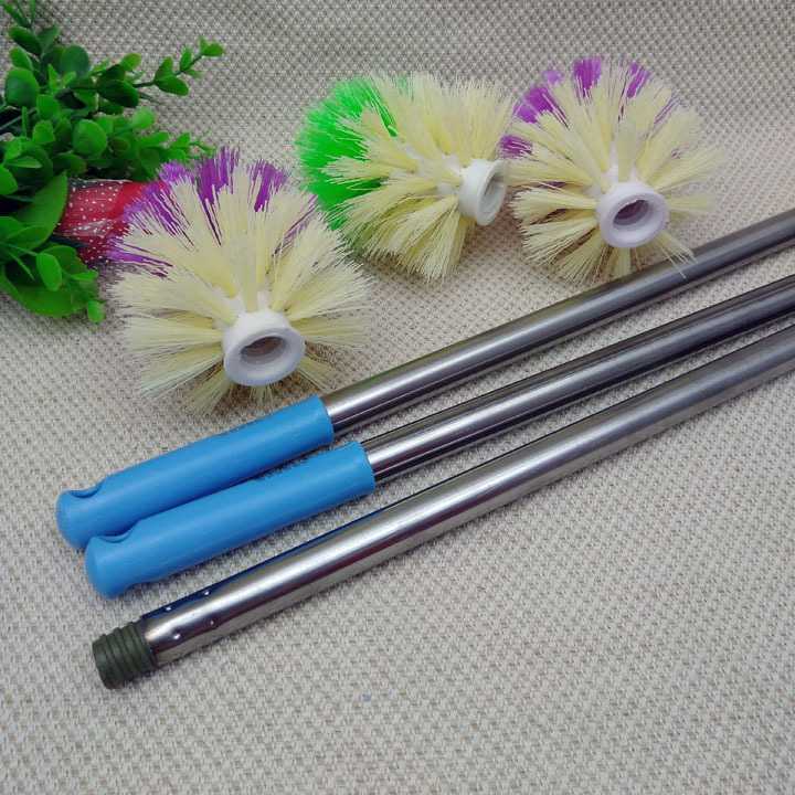 新款直销D1932 钢杆圆球马桶刷 清洁刷子 长柄厕所刷 洁厕刷 义乌