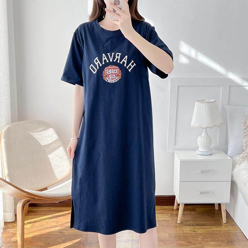 新款直销哺乳上衣短袖夏季外出外穿t恤孕妇产后连衣裙喂奶夏装辣