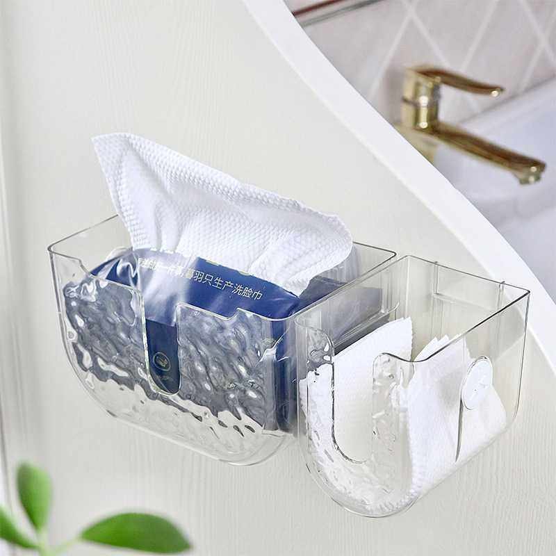 新款直销ins简约纸巾盒透明防尘带盖抽纸盒家用洗脸巾儿童湿纸巾,收纳整理,洗脸巾收纳盒,淘宝优惠券,粉丝福利购,淘宝优惠卷