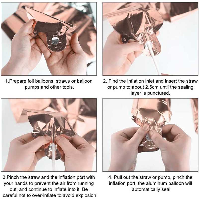 新款直销跨境创意款玫瑰金生日派对 亮片流苏背景布置装饰气球组