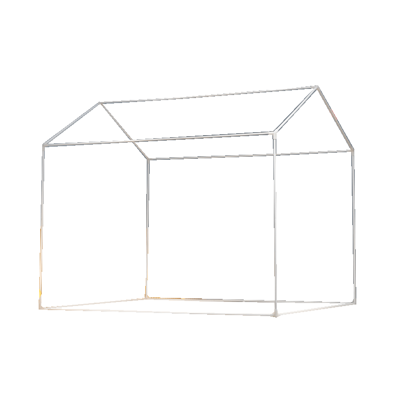 DDB/点点兵小房子蚊帐支架支架配件三通长200长190杆子