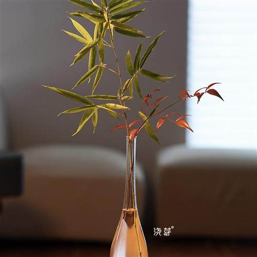 浇芽{宋代美学花瓶}新中式复古手工中国风禅意日式插花水培花器