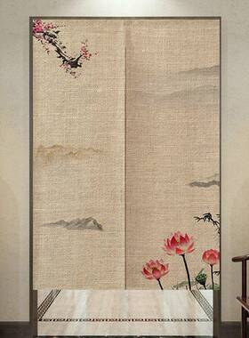 式帘隔中断窗新款免孔厨门房L227打布帘入户半帘短卧室家用化妆室