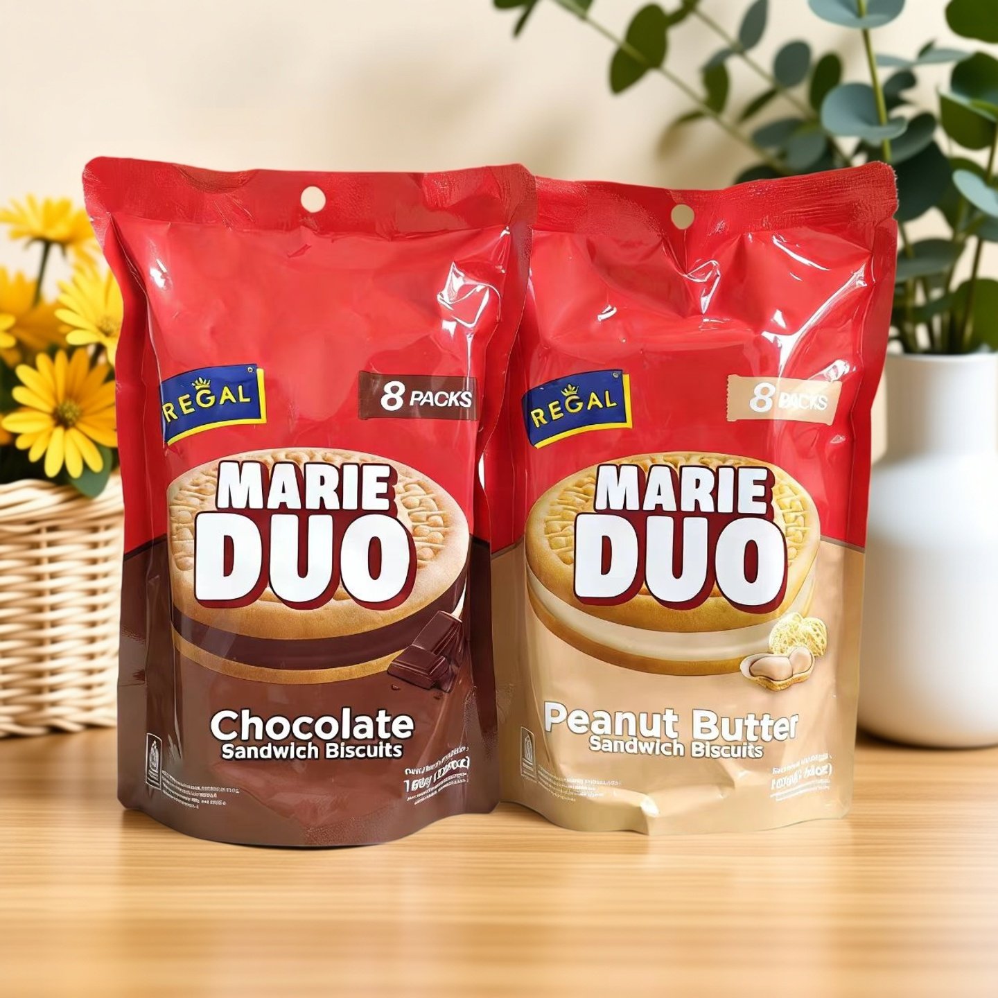 【限用日期2027.2.18】印度尼西亚进口 巧克力味/花生酱黄油饼干