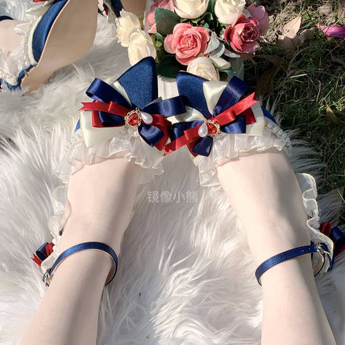 Lolita白雪姬花嫁高跟鞋