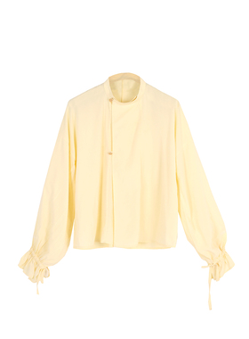 「圆领衬衣」萃CUI写意国风西域沙漠旅行