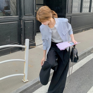 有买家秀 P145 鹿皮绒外套 8618 K218 2C301