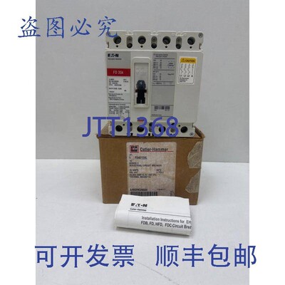 原装供应进口 FD 35k FD4015L 断路器 4 极 15 放大器