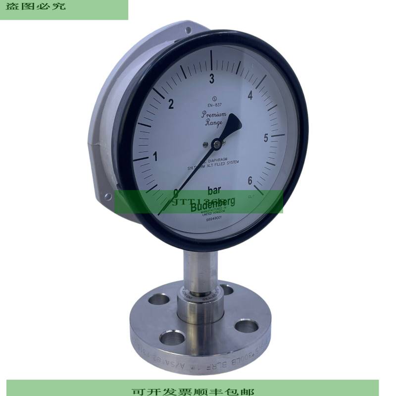 Budenberg P254a/WF Manometer 0 - 6bar