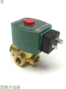 原装供应ASCO SD8223G023 红帽电磁阀黄铜阀 2 路 NC,3/8 英寸 NP