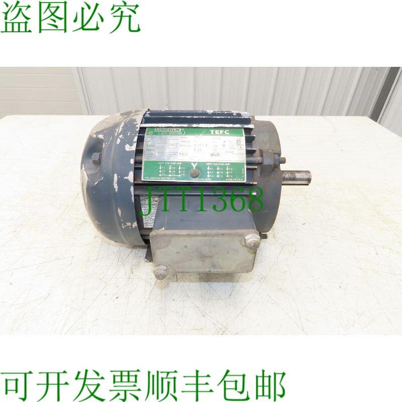 原装供应交流电机林肯 T-3965 1.5Hp 3420rpm 230/460v 3ph 56C T